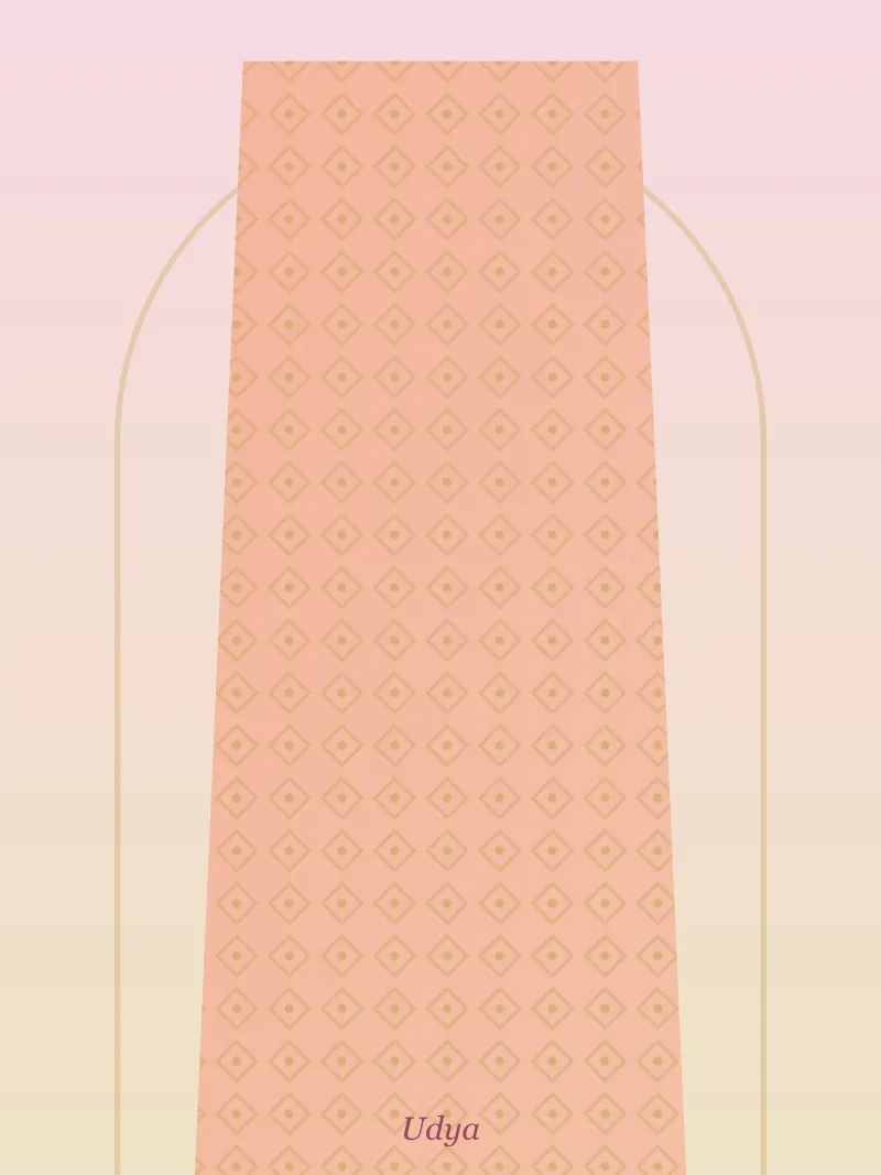 Peach Unstitched Suit Material