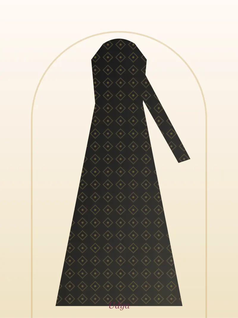 Black Georgette Saree