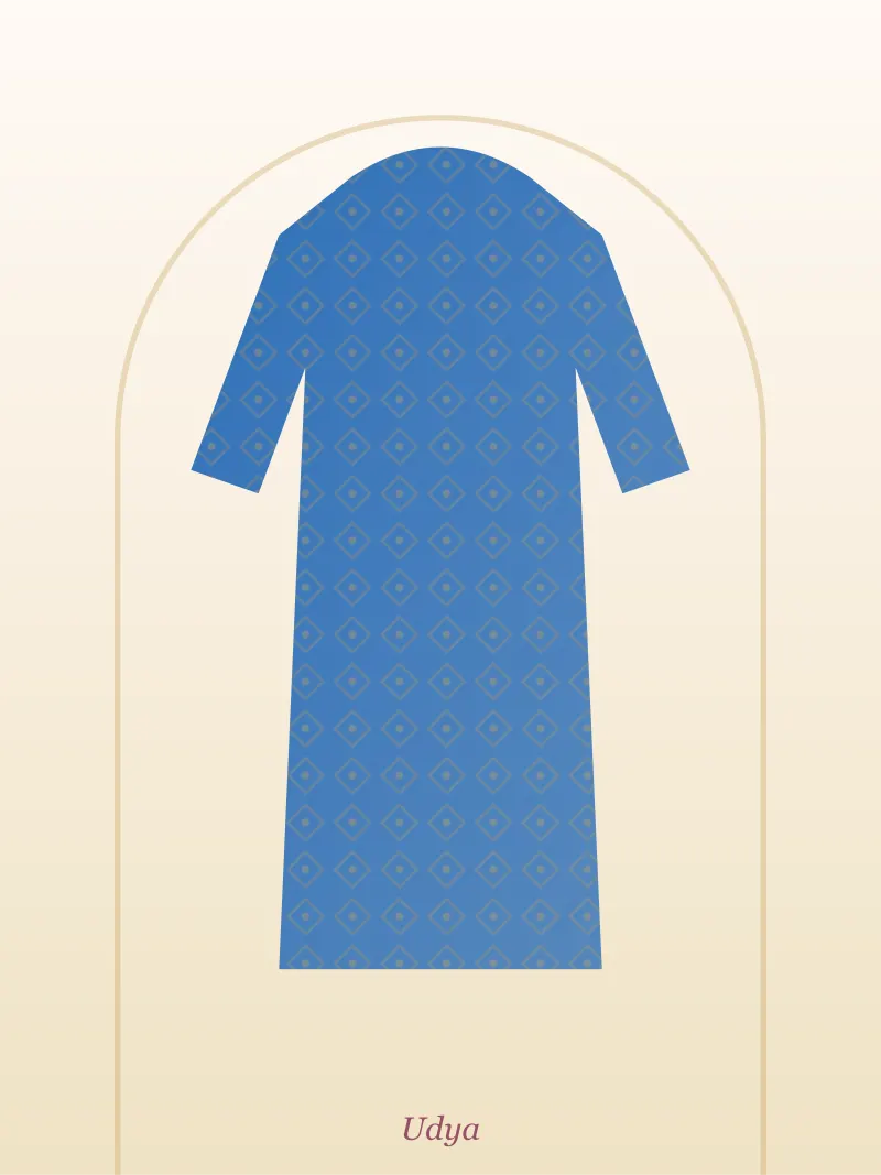 Blue Kurta Pant Set