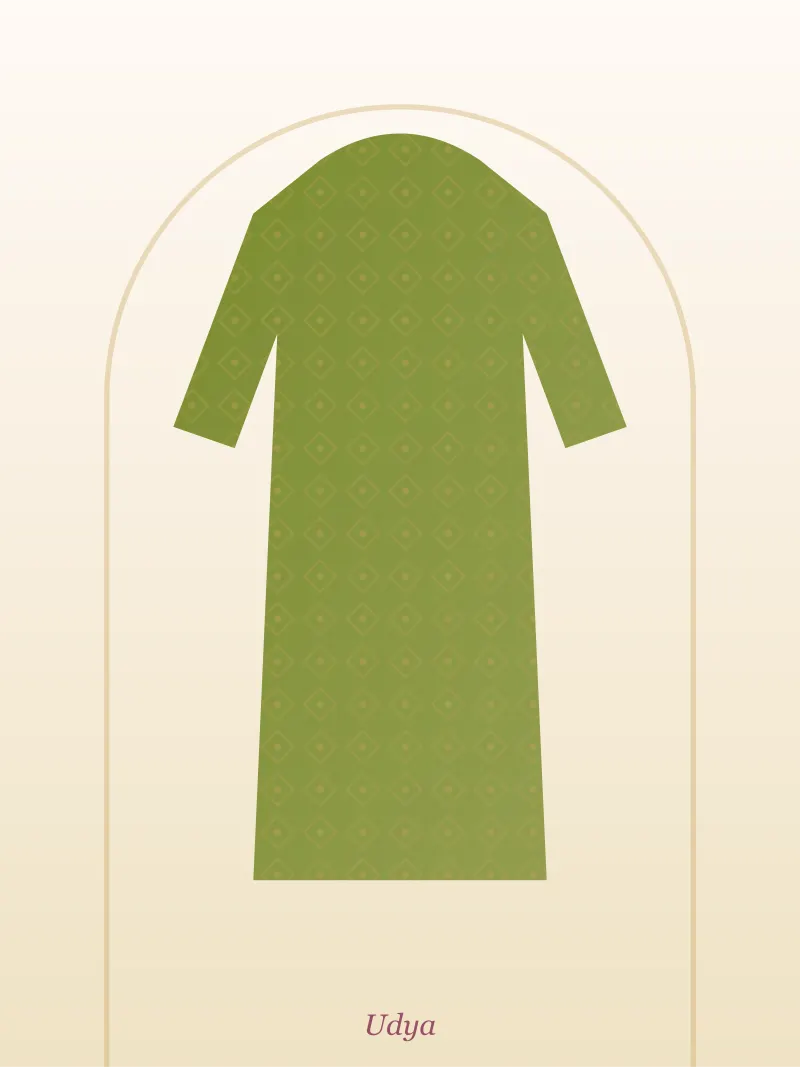 Mehendi Green Kurta Pant Set